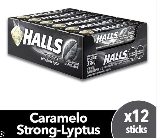 CARAMELO HALLS STRONG (display x12u)